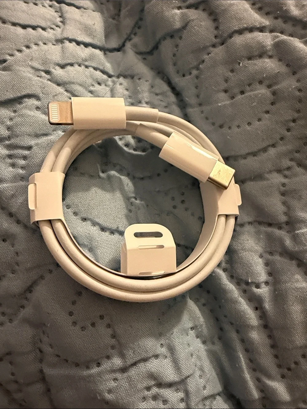Apple White Lightning to USB-C Cable – OEM Style
